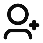User Add SVG Icon